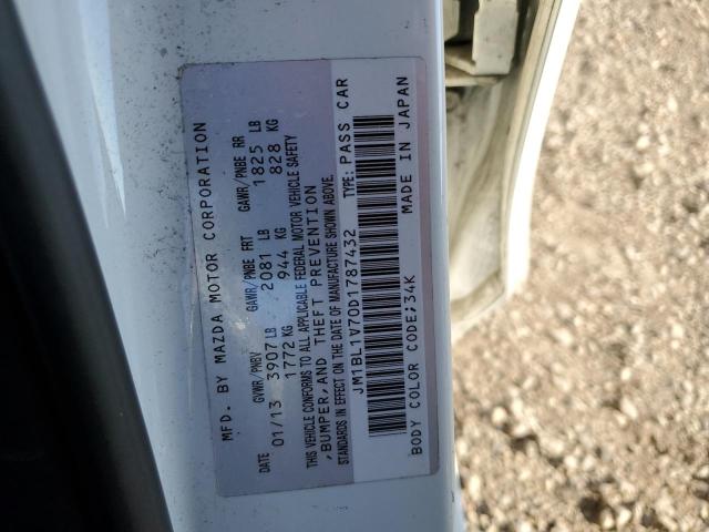 Photo 12 VIN: JM1BL1V70D1787432 - MAZDA 3 I 