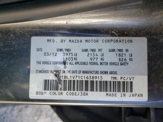 Photo 9 VIN: JM1BL1V71C1638915 - MAZDA 3 I 