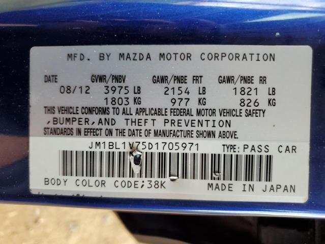 Photo 11 VIN: JM1BL1V75D1705971 - MAZDA 3 