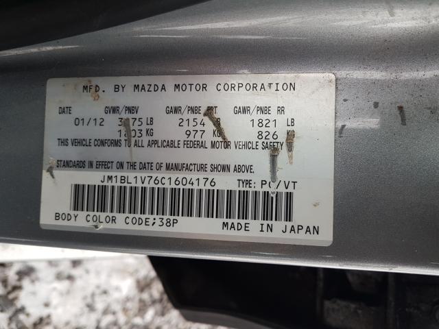 Photo 9 VIN: JM1BL1V76C1604176 - MAZDA 3 