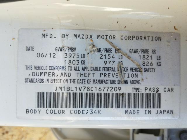 Photo 9 VIN: JM1BL1V78C1677209 - MAZDA 3 