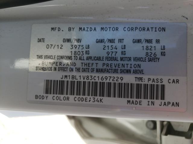 Photo 9 VIN: JM1BL1V83C1697229 - MAZDA 3 I 