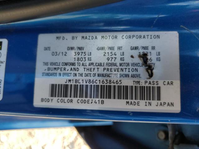 Photo 11 VIN: JM1BL1V86C1638465 - MAZDA 3 I 