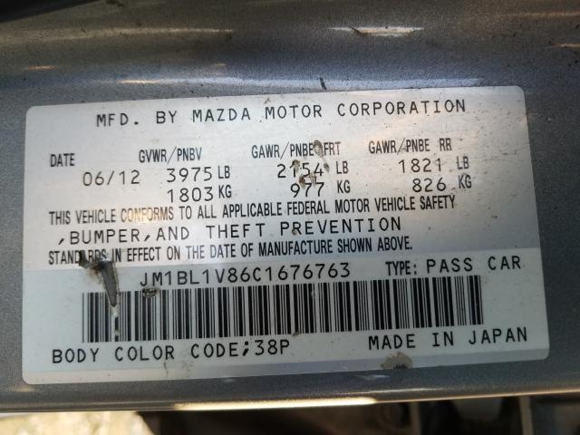 Photo 9 VIN: JM1BL1V86C1676763 - MAZDA 3 I 