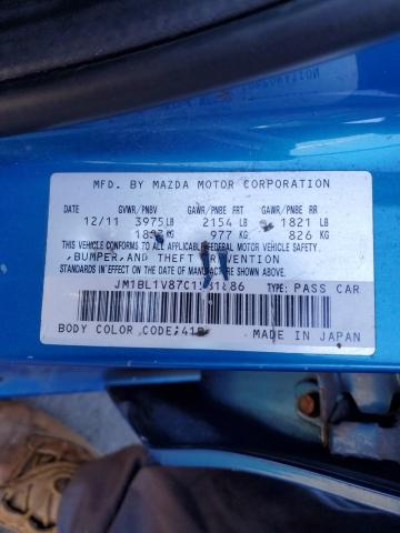 Photo 11 VIN: JM1BL1V87C1581886 - MAZDA 3 