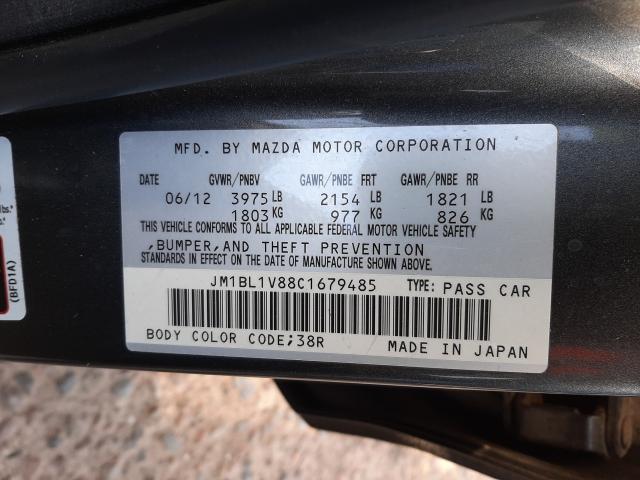 Photo 9 VIN: JM1BL1V88C1679485 - MAZDA 3 I 