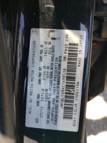 Photo 11 VIN: JM1BL1V8XC1698538 - MAZDA 3 