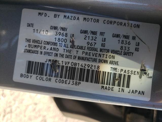 Photo 9 VIN: JM1BL1VF0B1429218 - MAZDA 3 I 