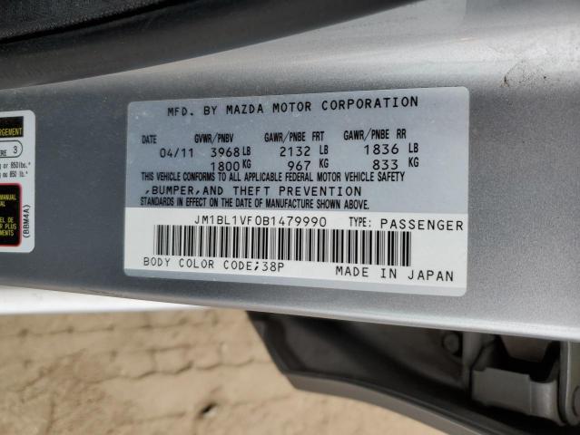 Photo 12 VIN: JM1BL1VF0B1479990 - MAZDA 3 I 