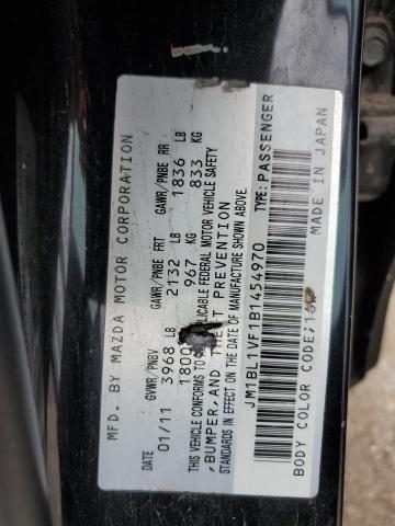 Photo 11 VIN: JM1BL1VF1B1454970 - MAZDA 3 I 