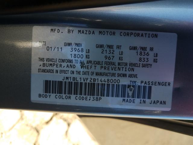 Photo 9 VIN: JM1BL1VF2B1448000 - MAZDA 3 