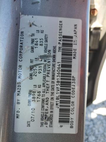 Photo 11 VIN: JM1BL1VF5B1360641 - MAZDA 3 I 