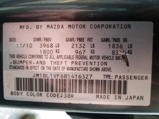 Photo 9 VIN: JM1BL1VF6B1416327 - MAZDA 3 I 