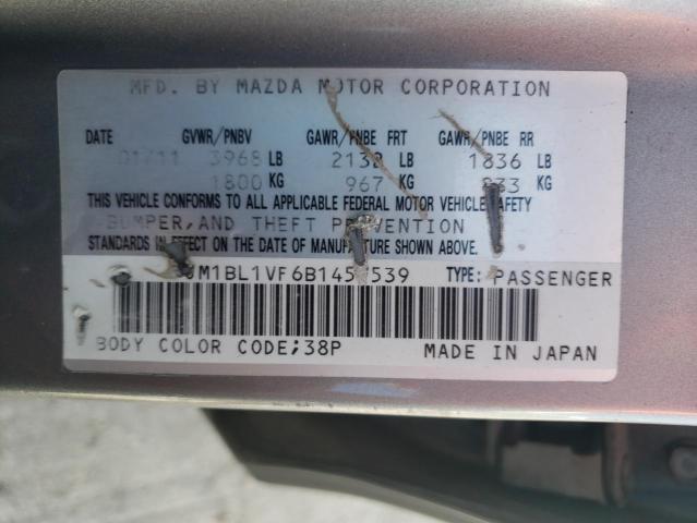 Photo 9 VIN: JM1BL1VF6B1457539 - MAZDA 3 I 