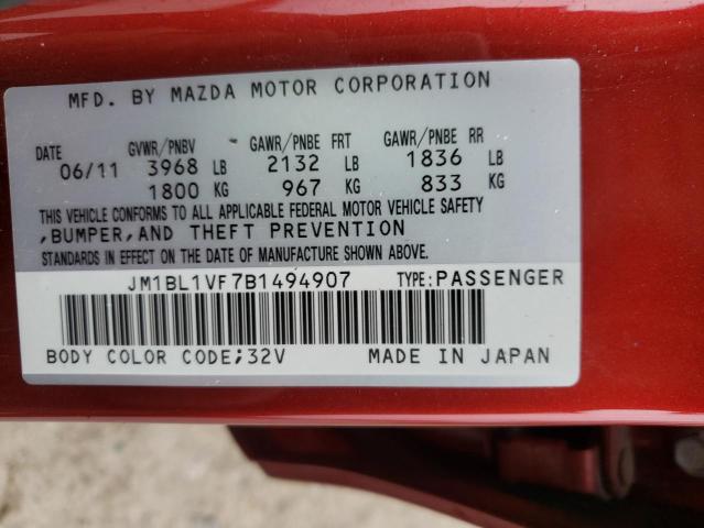 Photo 9 VIN: JM1BL1VF7B1494907 - MAZDA 3 I 