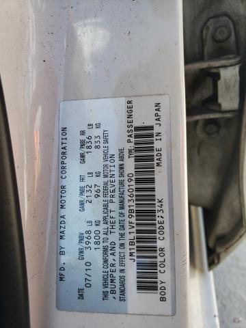 Photo 12 VIN: JM1BL1VF9B1360190 - MAZDA 3 