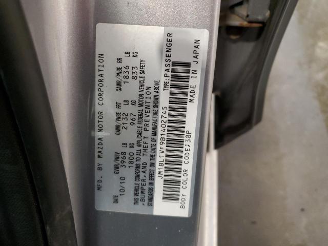 Photo 11 VIN: JM1BL1VF9B1402745 - MAZDA 3 