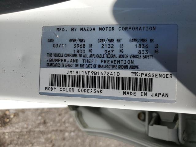 Photo 11 VIN: JM1BL1VF9B1472410 - MAZDA 3 I 