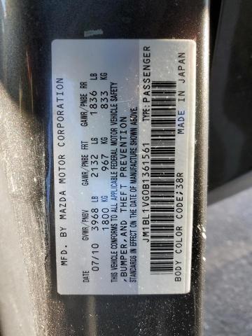 Photo 11 VIN: JM1BL1VG0B1361561 - MAZDA 3 