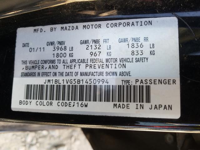 Photo 9 VIN: JM1BL1VG5B1450994 - MAZDA 3 I 