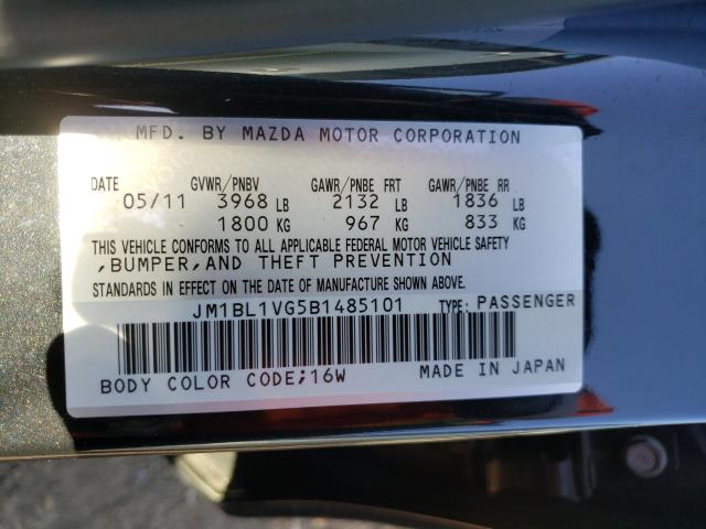 Photo 9 VIN: JM1BL1VG5B1485101 - MAZDA 3 I 