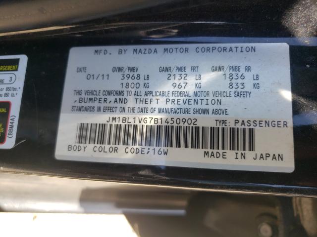 Photo 9 VIN: JM1BL1VG7B1450902 - MAZDA 3 I 