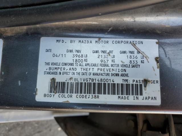 Photo 11 VIN: JM1BL1VG7B1480014 - MAZDA 3 