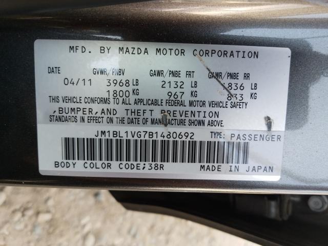 Photo 9 VIN: JM1BL1VG7B1480692 - MAZDA 3 I 