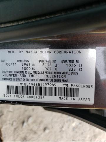 Photo 9 VIN: JM1BL1VG8B1497985 - MAZDA 3 I 