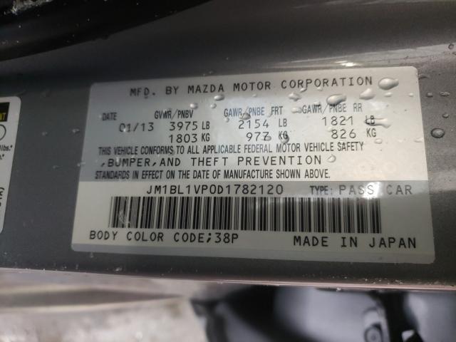 Photo 9 VIN: JM1BL1VP0D1782120 - MAZDA 3 I 