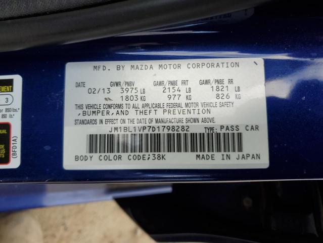 Photo 12 VIN: JM1BL1VP7D1798282 - MAZDA 3 I 