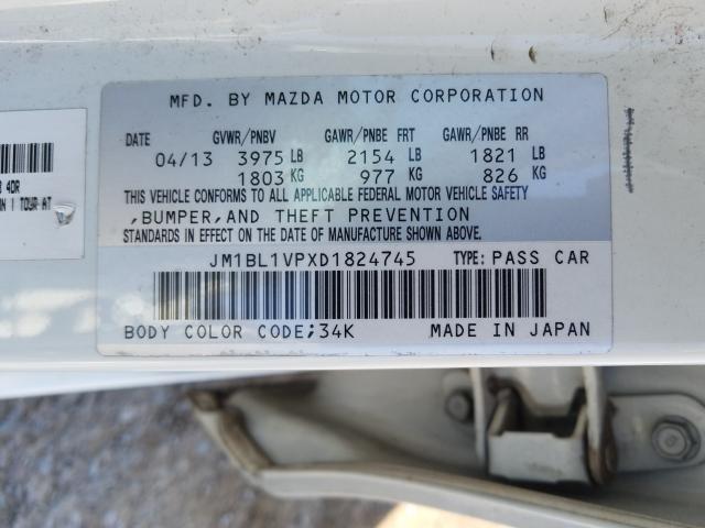 Photo 9 VIN: JM1BL1VPXD1824745 - MAZDA 3 I 