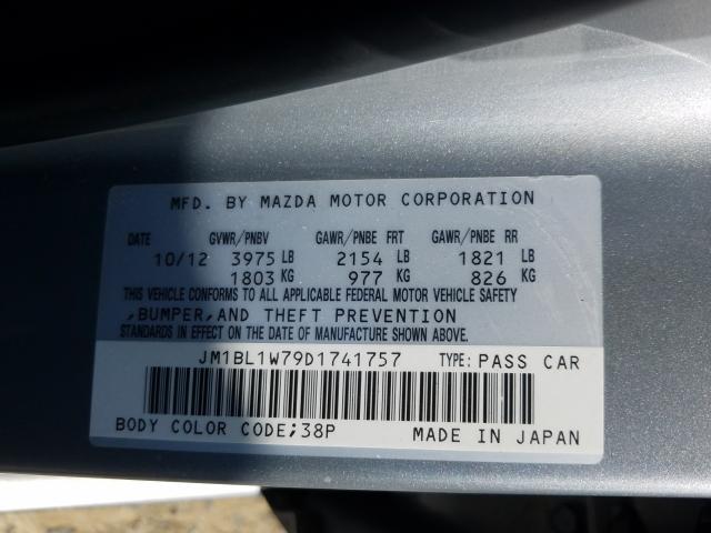 Photo 9 VIN: JM1BL1W79D1741757 - MAZDA 3 I 