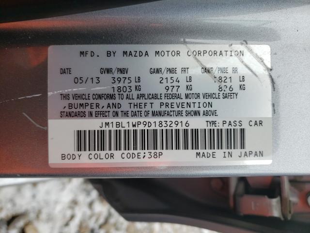 Photo 9 VIN: JM1BL1WP9D1832916 - MAZDA 3 I 