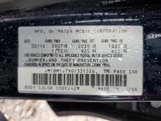 Photo 12 VIN: JM1BM1J7XG1331526 - MAZDA 3 