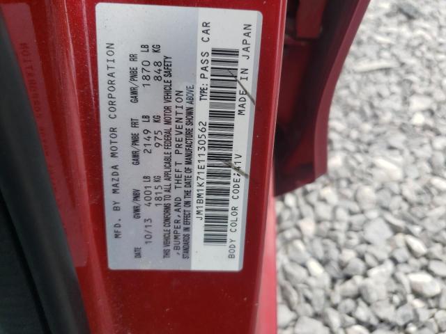 Photo 12 VIN: JM1BM1K71E1130562 - MAZDA 3 