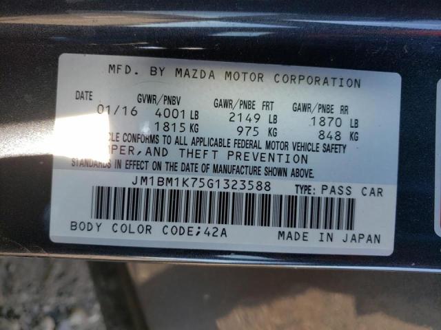 Photo 9 VIN: JM1BM1K75G1323588 - MAZDA 3 SPORT 