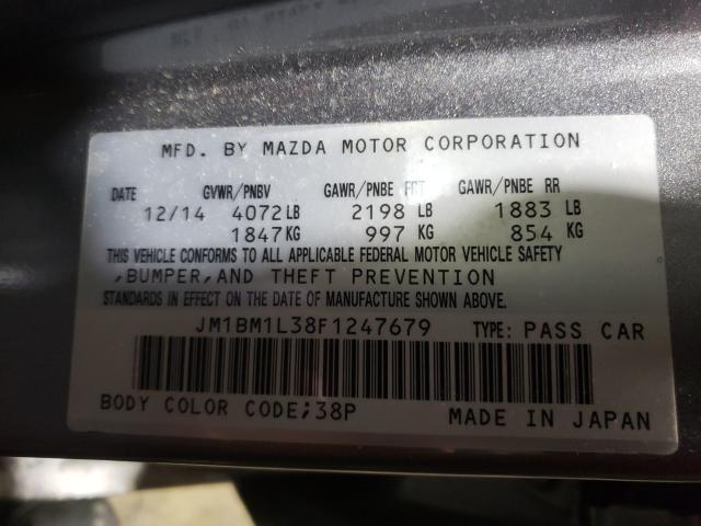 Photo 9 VIN: JM1BM1L38F1247679 - MAZDA 3 TOURING 