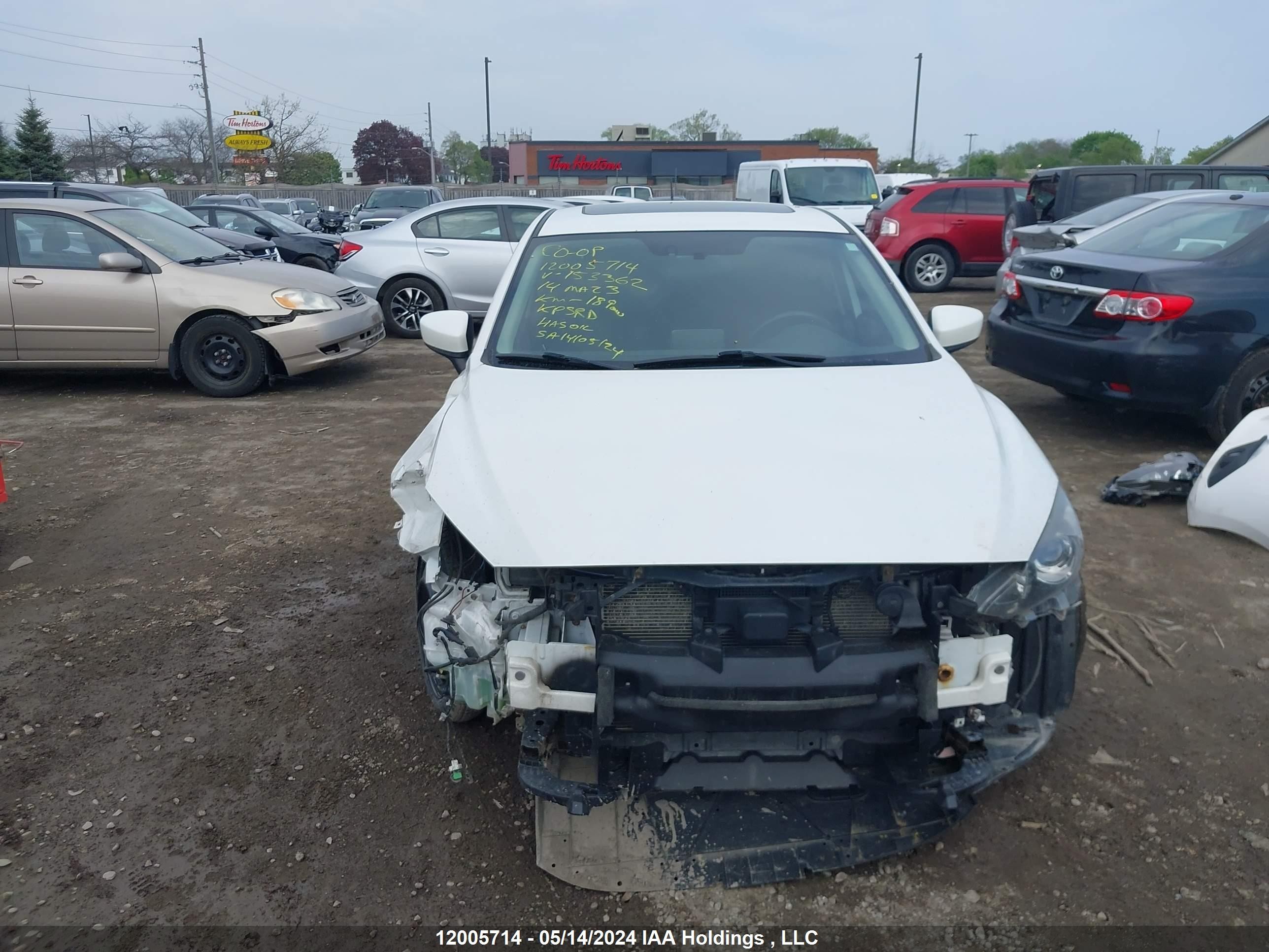 Photo 12 VIN: JM1BM1L70E1153362 - MAZDA 3 