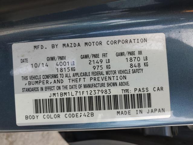 Photo 12 VIN: JM1BM1L71F1237983 - MAZDA 3 