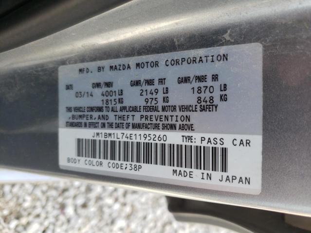 Photo 11 VIN: JM1BM1L74E1195260 - MAZDA 3 TOURING 