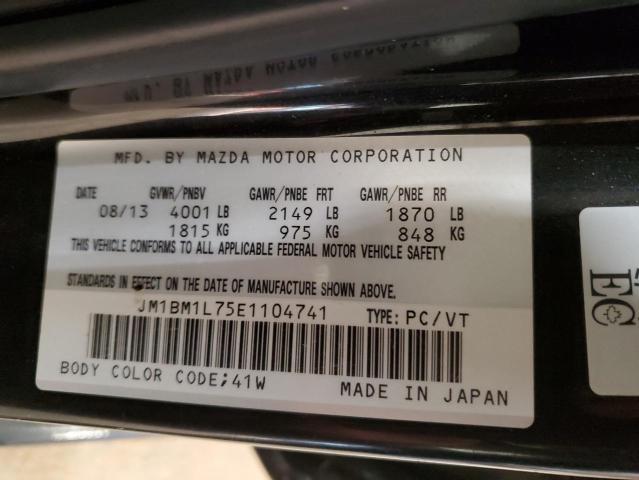 Photo 13 VIN: JM1BM1L75E1104741 - MAZDA 3 TOURING 