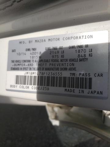 Photo 9 VIN: JM1BM1L78F1236555 - MAZDA 3 TOURING 