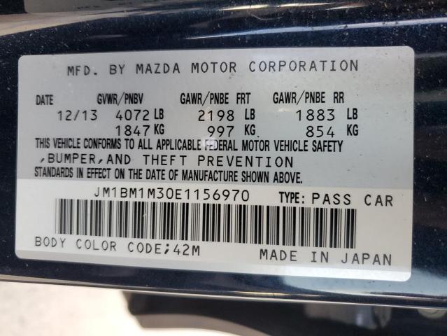 Photo 11 VIN: JM1BM1M30E1156970 - MAZDA 3 