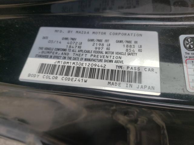 Photo 9 VIN: JM1BM1M30E1209442 - MAZDA 3 