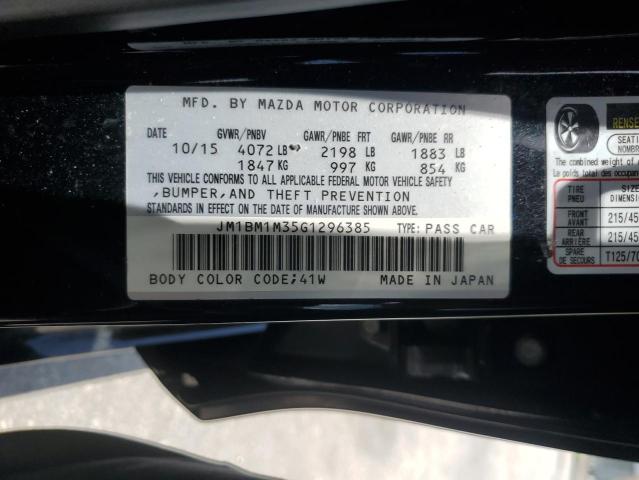 Photo 11 VIN: JM1BM1M35G1296385 - MAZDA 3 