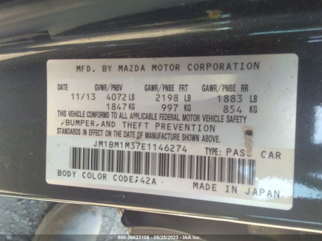 Photo 8 VIN: JM1BM1M37E1146274 - MAZDA MAZDA3 