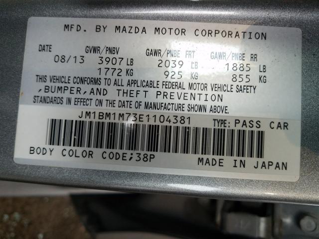 Photo 9 VIN: JM1BM1M73E1104381 - MAZDA 3 GRAND TO 