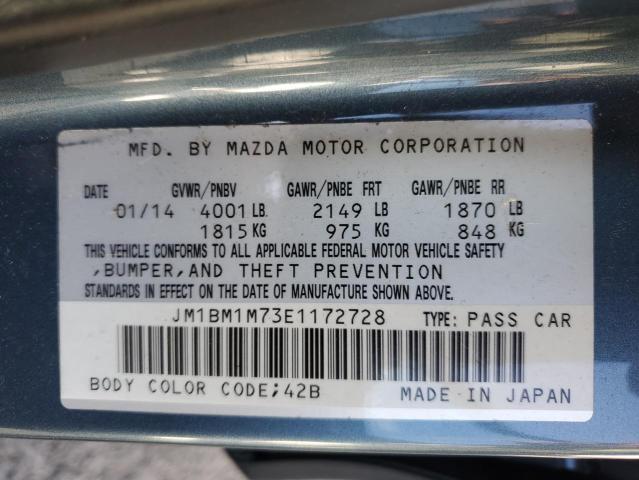 Photo 11 VIN: JM1BM1M73E1172728 - MAZDA 3 