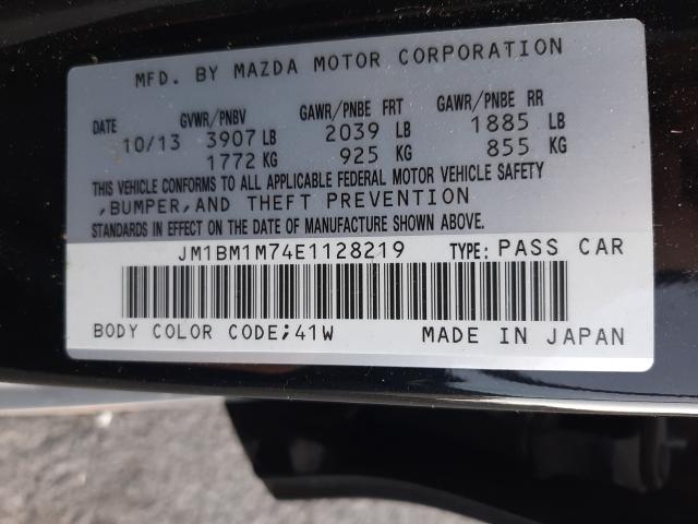 Photo 9 VIN: JM1BM1M74E1128219 - MAZDA 3 GRAND TO 